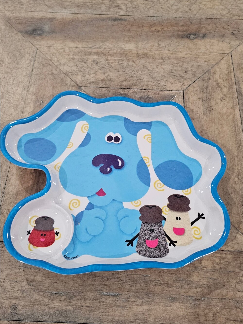 Vintage Blues Clue Melamine Plate